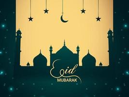 eid mubarak-viering vector