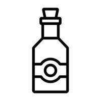 modern en modieus stijl vector van wijn flessen, bewerkbare icoon