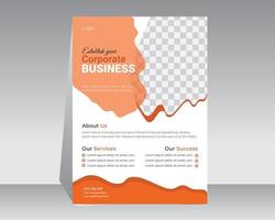 modern zakelijke bedrijf folder sjabloon ontwerp en folder poster en folders indeling. vector