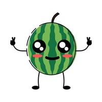 illustratie van watermeloen. perfect voor op basis van fruit producten Leuk vinden sap, enz. vector