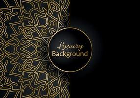 luxe mandala achtergrond met gouden arabesk patroon Arabisch Islamitisch oosten- stijl. Ramadan stijl decoratief mandala. mandala voor afdrukken vector