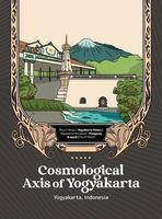 kosmologisch as Yogyakarta Indonesië cultuur illustratie vector