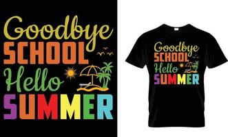 zomer, vakantie, typografie, surfing t-shirt ontwerp vector