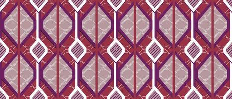 Afrikaanse etnisch traditioneel ruit meetkundig patroon. naadloos mooi kitenge, chitenge, Ankara stijl. mode ontwerp in Purper meetkundig abstract motief. vector