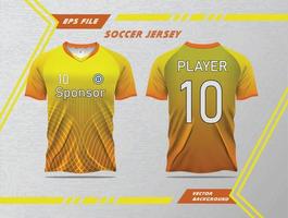 modern voetbal Jersey sjabloon sport t-shirt ontwerp voor racen, wielersport, Amerikaans voetbal, gamen, motorcross vector