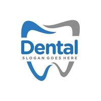 tandheelkundig, tandheelkunde, tand logo ontwerp vector