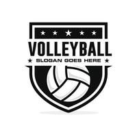 volleybal logo ontwerp vector illustratie