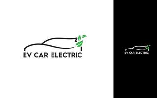 ev auto modern logo ontwerp vector