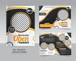 vector brochure ontwerp sjabloon