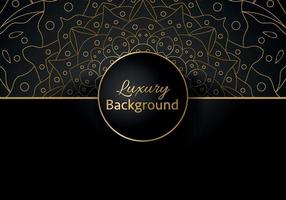 luxe mandala achtergrond met gouden arabesk patroon Arabisch Islamitisch oosten- stijl. Ramadan stijl decoratief mandala. mandala voor afdrukken vector