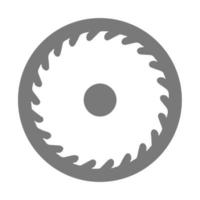 cirkelzaag eenvoudig pictogram van werkende tools