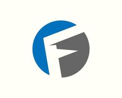 cirkel brief f logo. f merk, branding logo ontwerp vector