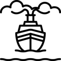lijn icoon voor schepen vector