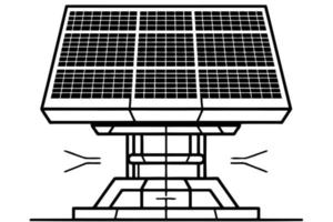 zonne- energie panelen conceptuele vector