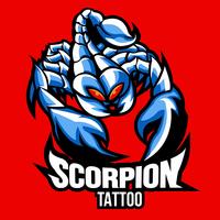 schorpioen tattoo vector