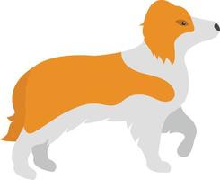 hond vectorillustratie op een background.premium kwaliteit symbolen.vector pictogrammen voor concept en grafisch ontwerp. vector