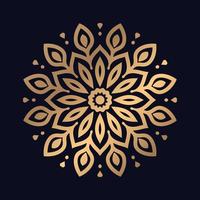 schattig bloemen ronde ornament. oosters patroon mandala ontwerp achtergrond vector