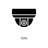 cctv vector solide pictogrammen. gemakkelijk voorraad illustratie voorraad