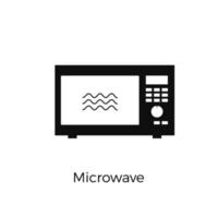 magnetronoven icoon. elektronisch keuken toestel pictogram. vector illustratie