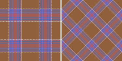 naadloos plaid achtergrond. controleren kleding stof textuur. textiel Schotse ruit patroon vector. vector