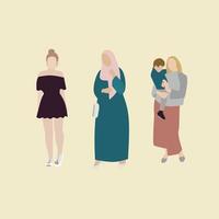 vrouwen vector illustratie