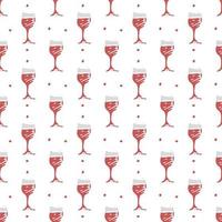 naadloos wijn patroon. vector tekening illustratie met wijn. patroon met wijn