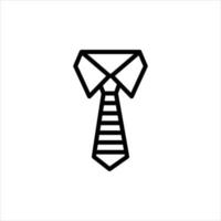 stropdas icoon met geïsoleerd vector en transparant achtergrond