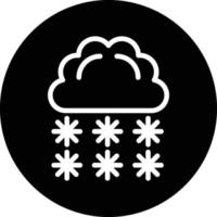 zwaar sneeuw vector icoon ontwerp