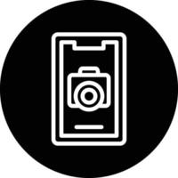 mobiel camera vector icoon ontwerp