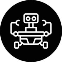 ruimte robot vector icoon ontwerp