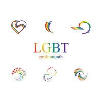 lgbt logo en symbool vector