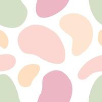 abstract delicaat camouflage naadloos patroon. een patroon met vormen, vlekken en ovalen in beige en roze tinten. vector illustratie. ontwerp van verpakkingen, stoffen, textiel, behang, kledingontwerp