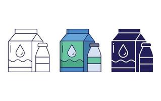 melk vector pictogram