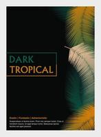 tropisch achtergrond voor banier, boek omslag, reclame, kader, decoratie en meer vector