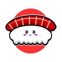 sushi illustratie voor logo en sticker. vector