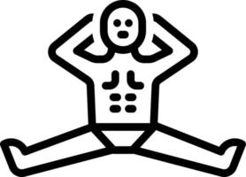 lijnpictogram voor fitness vector