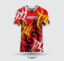 voetbal Jersey mockup ontwerp vector. sport- Jersey en t-shirt ontwerp vector voor racen, gaming Jersey, Amerikaans voetbal. uniform voorkant visie