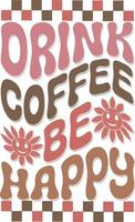 koffie libbey glas ontwerp vector