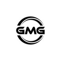 gmg brief logo ontwerp in illustratie. vector logo, schoonschrift ontwerpen voor logo, poster, uitnodiging, enz.