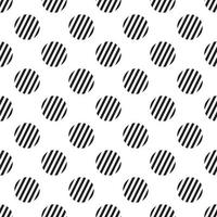 polka dot streep naadloze patroon wit vector
