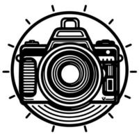 modern fotografisch camera voorwerp logo vector