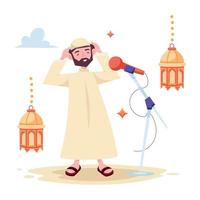 modieus eid adhan vector