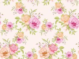 naadloze patroon bloemen concept sjabloonontwerp voor textiel en behang vector