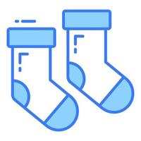 modern icoon ontwerp van sokken, bewerkbare vector ontwerp