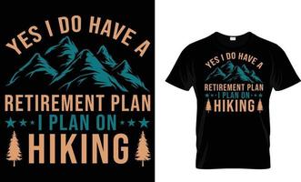 avontuur, berg, hiking, camping, typografie, vector t-shirt ontwerp