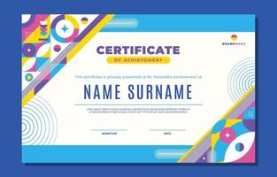 creatieve certificaatsjabloon vector