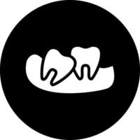 wijsheid tand vector icoon ontwerp