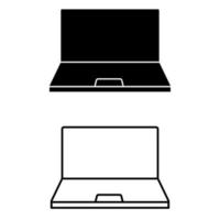 laptop icoon vector. computer illustratie teken. apparaat symbool. pc logo. vector