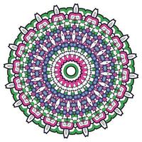 mandala achtergrond met Super goed kleuren. ongebruikelijk bloem vorm geven aan. oosters. anti stress behandeling patronen. weven ontwerp elementen vector