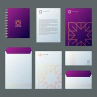 Business Hotel And Resort Spa Branding Identiteitsmalplaatje Corporate Company Design vector